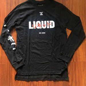 TEAM LIQUID LONG SLEEVE TEE BLACK PLAY TO WIN
